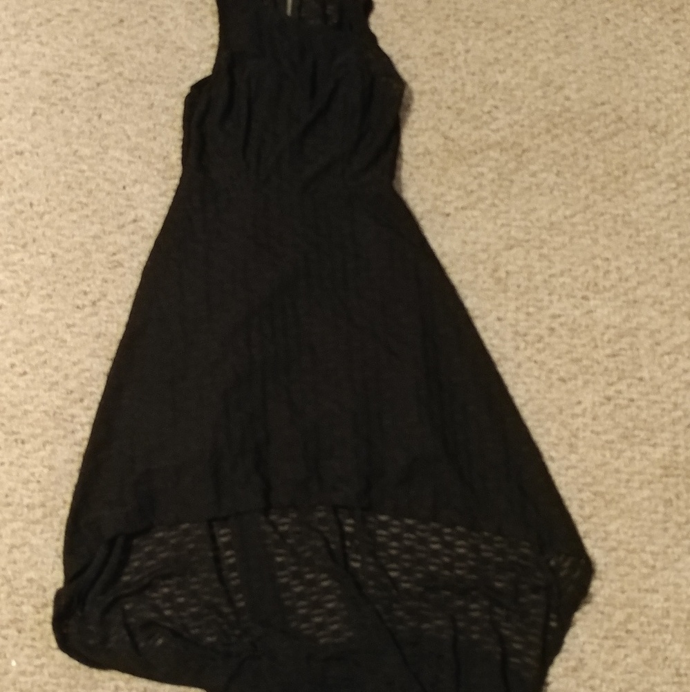 High-Low Black Dress